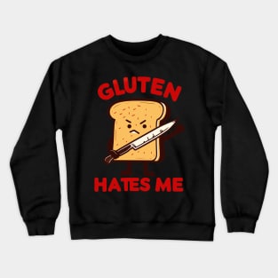 Kawaii Gluten Hates Me Crewneck Sweatshirt
